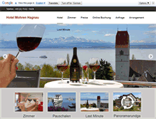 Tablet Screenshot of hotel-mohren-hagnau.de
